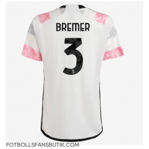 Juventus Gleison Bremer #3 Replika Bortatröja 2023-24 Kortärmad